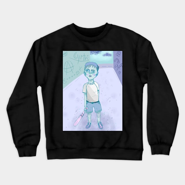 street boy Crewneck Sweatshirt by ugnelaza